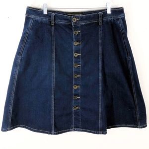 Venezia Button Down Jean Skirt Size 18W